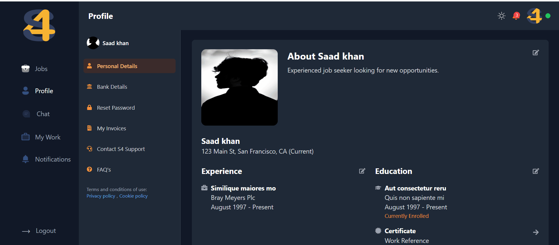 S4 – Job Posting Platform